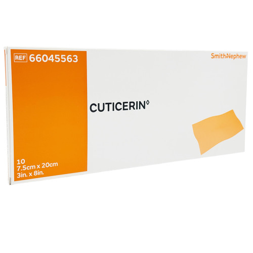 Cuticerin 7.5x20 cm Gaze m.Salbenbeschichtung, 10 Stk., Adequapharm GmbH