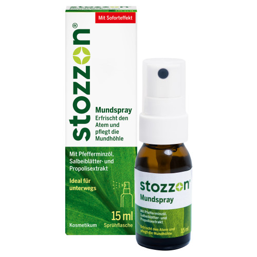 Stozzon Mundspray Pfefferminze, 15 ml, Queisser Pharma GmbH & Co. KG