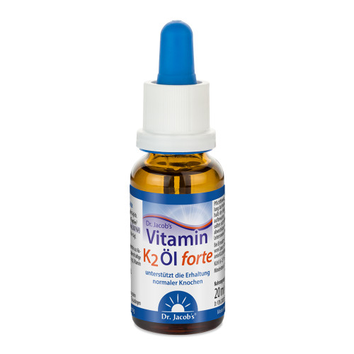 Vitamin K2 &Ouml;l forte 200 mcg all-trans MK7 Dr Jacob, 20 ml, Dr. Jacob's Medical GmbH