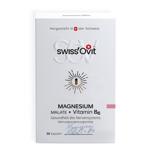 SWISSOVIT MAGNESIUM MALAT + VITAMIN B6, 30 Stk., Forans Medical GmbH