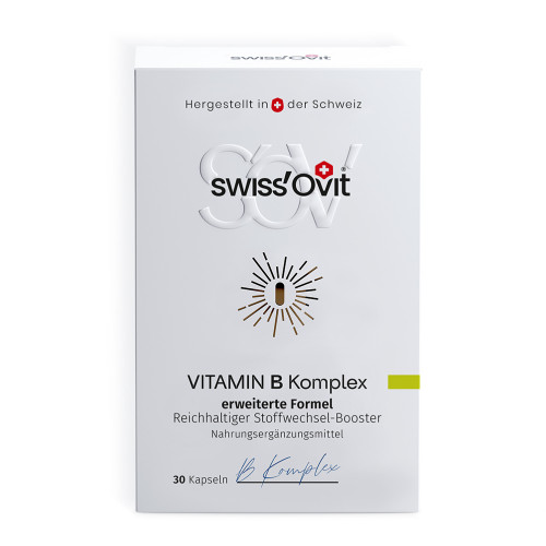 SWISSOVIT VITAMIN B KOMPLEX Stoffwechsel-Booster, 30 Stk., Forans Medical GmbH