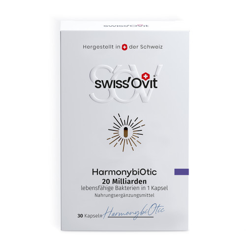 SWISSOVIT HarmonybiOtic 20 Mrd. Bakterien 4 St&auml;mme, 30 Stk., Forans Medical GmbH
