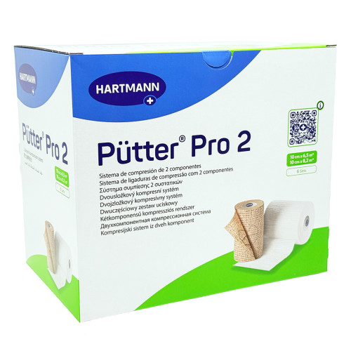 P&uuml;tterPro 2 2-Komponenten-Kompressionssystem 10cm, 6x2 Stk., Adequapharm GmbH