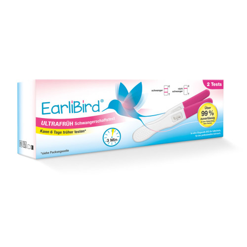 EarliBird Ultra-Fr&uuml;htest Doppelpack, 2 Stk., Hager Pharma GmbH
