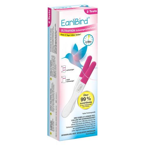 EarliBird Ultra-Fr&uuml;htest Doppelpack, 2 Stk., Hager Pharma GmbH