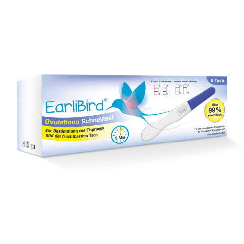 EarliBird Ovulationstest, 5 Stk., Hager Pharma GmbH