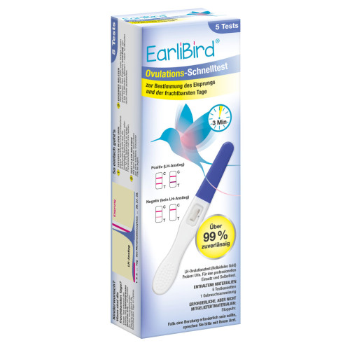 EarliBird Ovulationstest, 5 Stk., Hager Pharma GmbH