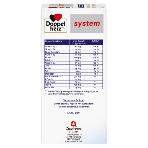Doppelherz Hair Essential system, 120 Stk., Queisser Pharma GmbH & Co. KG