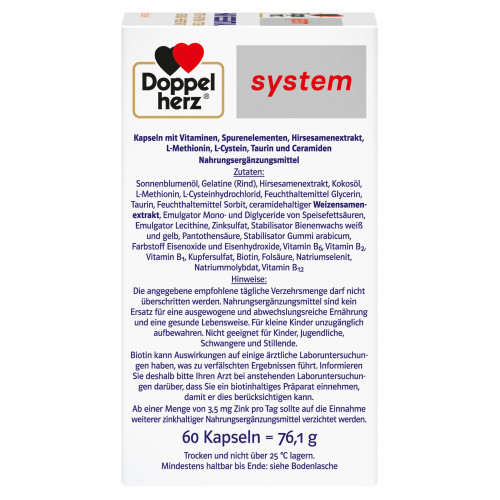 Doppelherz Hair Essential system, 60 Stk., Queisser Pharma GmbH & Co. KG