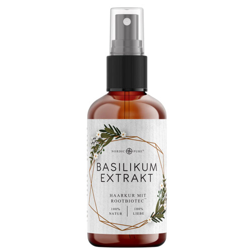 Basilikum Extrakt Haarkur Nordic Pure, 100 ml, Mediakos GmbH