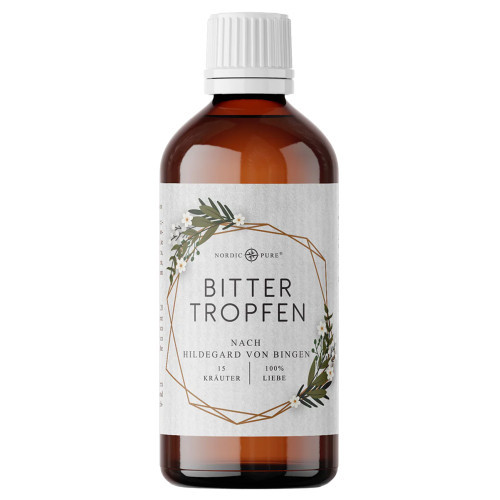 Bittertropfen 15 Kräuter Bitterstoffe Nordic Pure, 100 ml, Mediakos GmbH