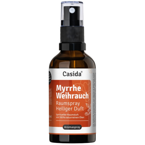 Myrrhe Weihrauch Raumspray Heiliger Duft, 50 ml, Casida GmbH