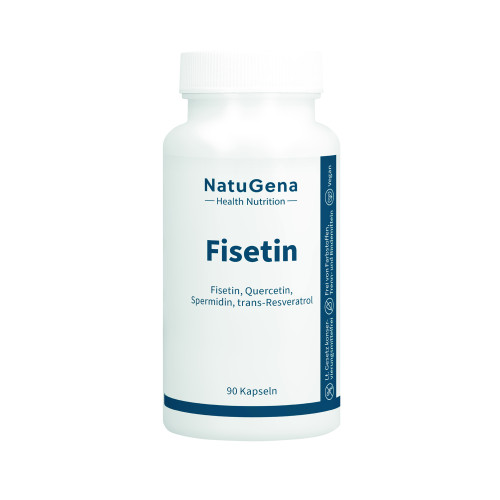 Fisetin + Quercetin + Spermidin + Vitamin B3 vegan, 90 Stk., NatuGena GmbH