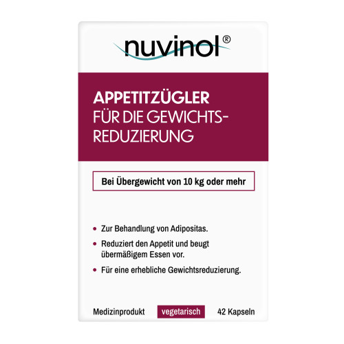 nuvinol Appetitzügler für die Gewichtsreduzierung, 42 Stk., R(h)ein Nutrition & Health GmbH