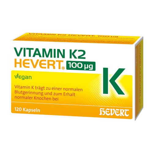 Vitamin K2 Hevert 100 ug, 120 Stk., Hevert-Arzneimittel GmbH & Co. KG