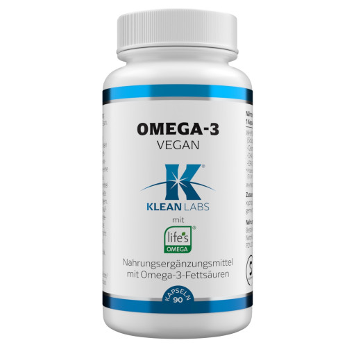 Omega 3 vegan KLEAN LABS, 90 Stk., Supplementa GmbH
