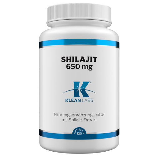 Shilajit 650 mg KLEAN LABS, 120 Stk., Supplementa GmbH Shilajit 650 mg KLEAN LABS, 120 Stk., Supplementa GmbH