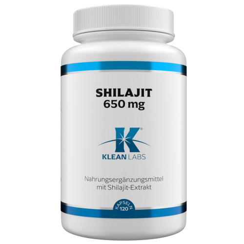 Shilajit 650 mg KLEAN LABS, 120 Stk., Supplementa GmbH
