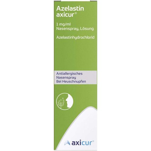 Azelastin axicur 1 mg/ml Nasenspray L&ouml;sung, 10 ml, axicorp Pharma GmbH