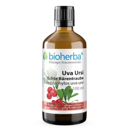UVA URSI ECHTE BAERENTRAUBE EXTRAKT, 100 ml, Bioherba Reichenbach GmbH