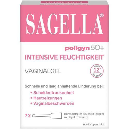 Sagella poligyn 50+ intensive Feuchtigkeit, 7 Stk., Cooper Consumer Health Deutschland GmbH