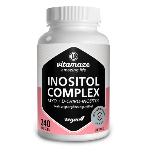 Inositol Komplex Chromium+ Vitamin B6+ Fols&auml;ure, 240 Stk., Vitamaze GmbH