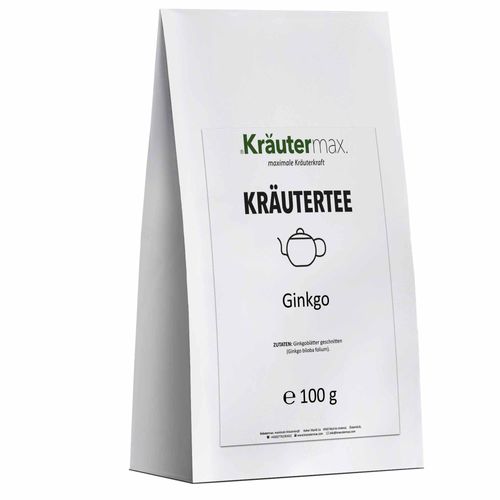 Ginkgo Tee, 100 g, Kr&auml;utermax GmbH & Co. KG