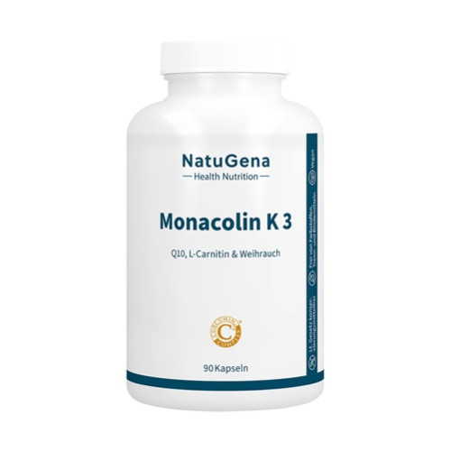 Monacolin K 3 + Coenzym Q10 + L-Carnitin, 90 Stk., NatuGena GmbH