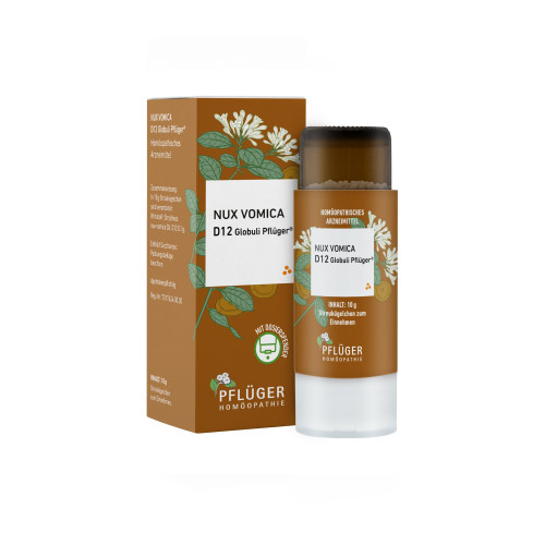 Nux vomica D12 Globuli Pfl&uuml;ger Globulispender, 10 g, Hom&ouml;opathisches Laboratorium Alexander Pfl&uuml;ger GmbH & Co. KG