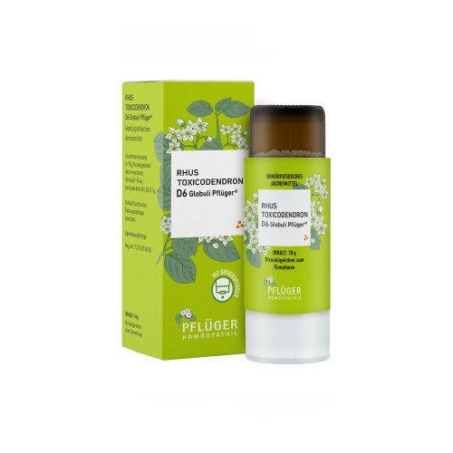 Rhus toxicodendron D6 Globuli Pfl&uuml;ger Globulisp., 10 g, Hom&ouml;opathisches Laboratorium Alexander Pfl&uuml;ger GmbH & Co. KG