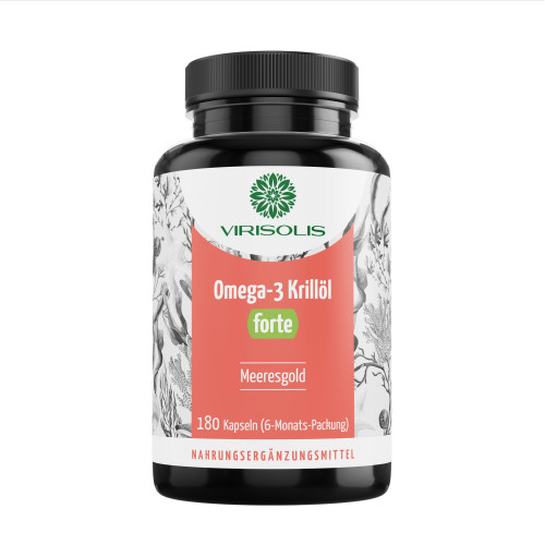 Virisolis Omega-3 Krill&ouml;l forte DHA + EPA, 180 Stk., Better Foods GmbH
