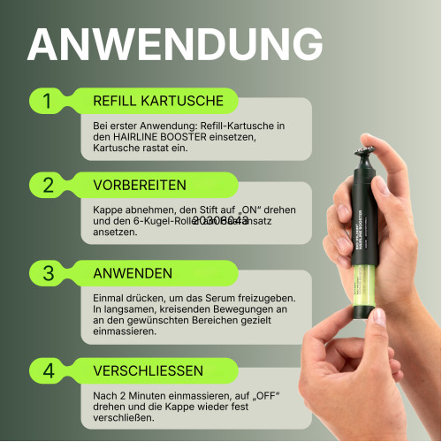 Bio-Pilixin Hairline Booster refill, 3x15 ml, Scandinavian Biolabs ApS