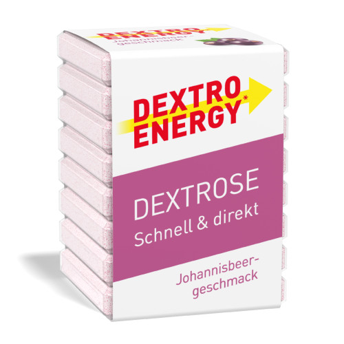 Dextro ENERGEN Johannisbeere W&uuml;rfel, 1 Stk., Kyberg Pharma Vertriebs GmbH