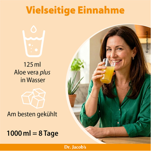 Aloe vera-Gel-Saft Ingw.Kurk.Kam. Bio Dr. Jacob's, 1000 ml, Dr. Jacob's Medical GmbH
