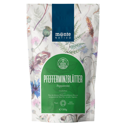 Pfefferminze Kr&auml;utertee lose Monte Nativo, 300 g, Mediakos GmbH