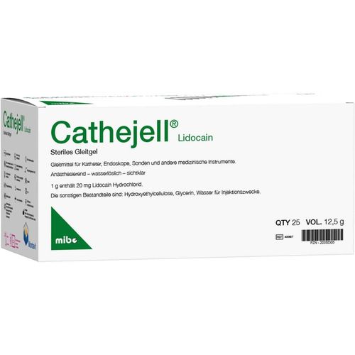 Cathejell Lidocain ZHS 12.5 g, 25 Stk., Mibe GmbH Arzneimittel