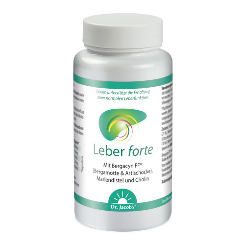 Leber forte Bergamot Mariendistel Cholin Dr Jacobs, 60 Stk., Dr. Jacob's Medical GmbH