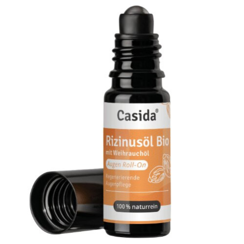 Rizinus&ouml;l Bio Augen Roll on mit Weihrauch&ouml;l, 10 ml, Casida GmbH