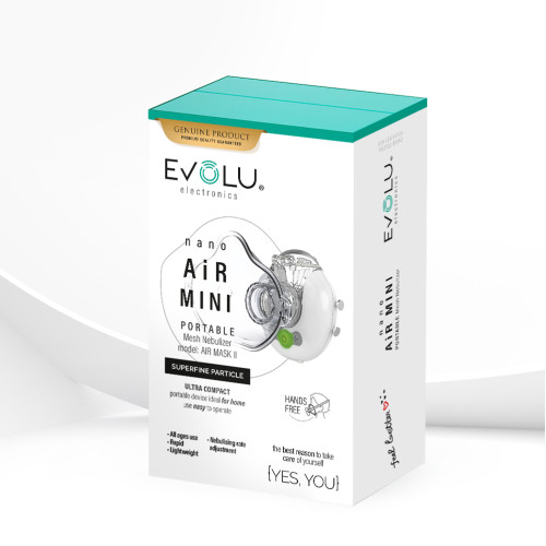 EVOLU nano AIR MINI tragbarer Mesh-Inhalator, 1 Stk., Forans Medical GmbH