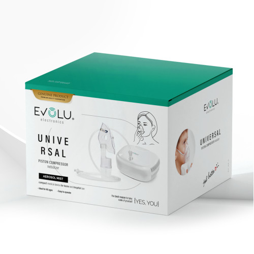 EVOLU UNIVERSAL Kolbenkompressor Inhalator, 1 Stk., Forans Medical GmbH