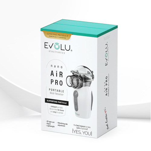 EVOLU nano AIR PRO tragbarer Mesh-Inhalator, 1 Stk., Forans Medical GmbH