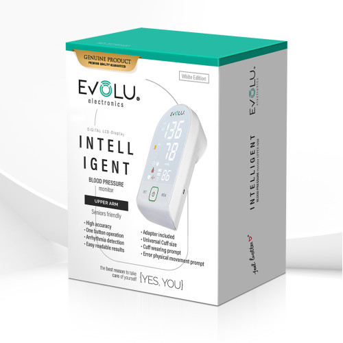 EVOLU INTELLIGENT Oberarm-Blutdruckmessger&auml;t white, 1 Stk., Forans Medical GmbH