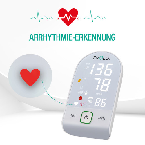 EVOLU INTELLIGENT Oberarm-Blutdruckmessger&auml;t white, 1 Stk., Forans Medical GmbH