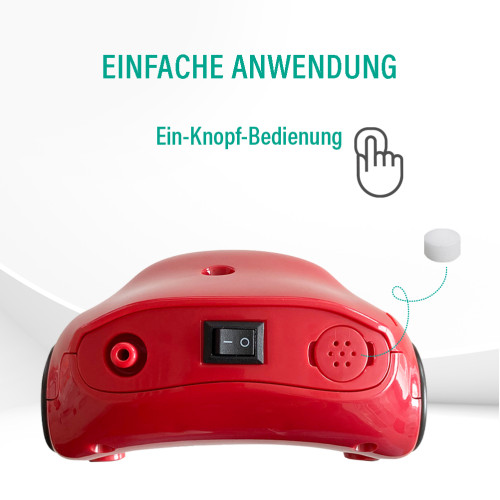 EVOLU SUPER CAR Kinder Kolbenkompressor Inhalator, 1 Stk., Forans Medical GmbH