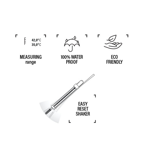 EVOLU Thermometer CLASSIC quecksilberfrei analog, 1 Stk., Forans Medical GmbH
