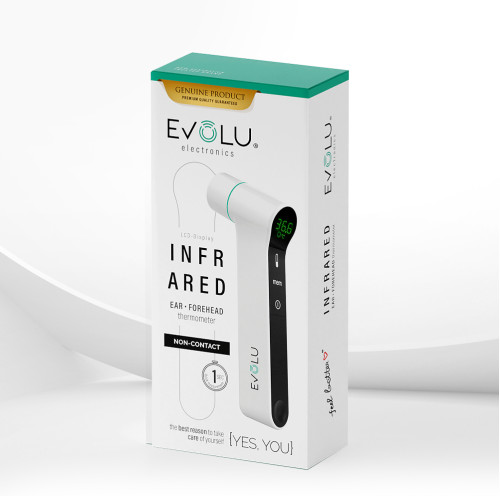 EVOLU INFRAROT Thermometer kontaktlos, 1 Stk., Forans Medical GmbH