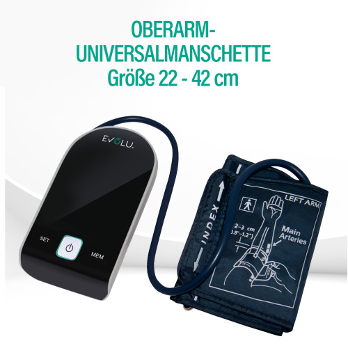 EVOLU INTELLIGENT Oberarm-Blutdruckmessger&auml;t black, 1 Stk., Forans Medical GmbH