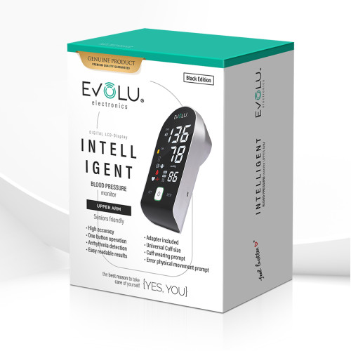 EVOLU INTELLIGENT Oberarm-Blutdruckmessger&auml;t black, 1 Stk., Forans Medical GmbH