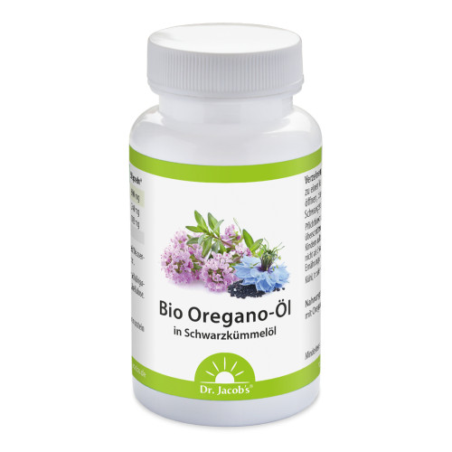 Oregano-&Ouml;l Kapseln BIO Schwarzk&uuml;mmel&ouml;l Dr. Jacob's, 60 Stk., Dr. Jacob's Medical GmbH