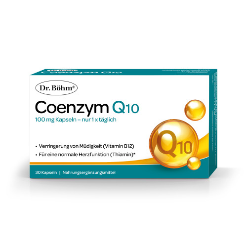 Dr. B&ouml;hm Coenzym Q10, 30 Stk., Apomedica Pharmazeutische Produkte GmbH